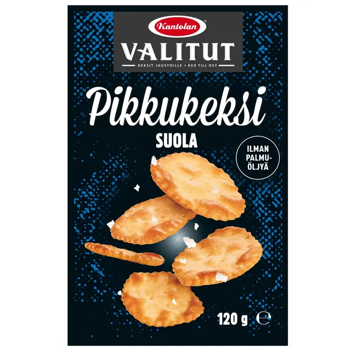 Kantolan Valitut Pikkukeksi suolakeksi 120g