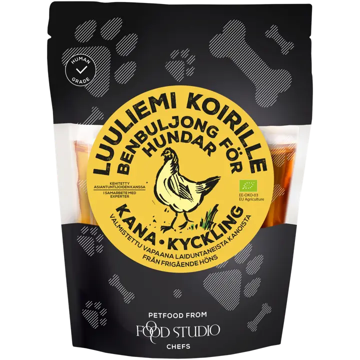 Food Studio täiendsööt koertele mahe kanapuljong 350G