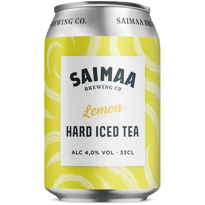 Saimaa Hard Iced Tea Lemon 4,0% 0,33 l tölkki