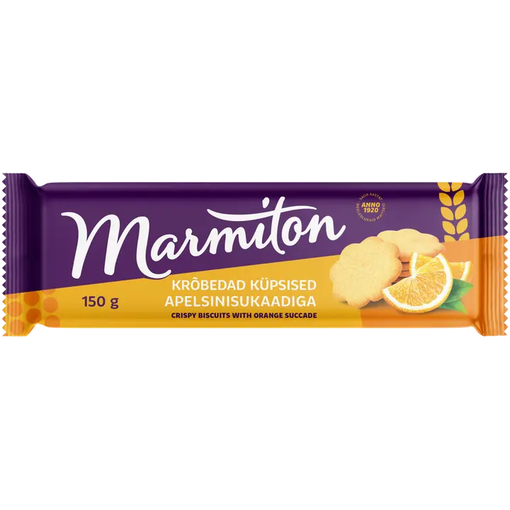 Marmiton krõbedad küpsised apelsinisukaadiga 150g