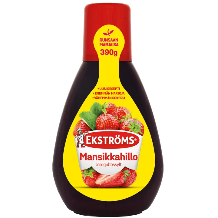 Ekströms mansikkahillo 390g