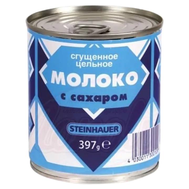 Steinhauer Steinhauer magustatud kondenspiim 8% rasva, 397g