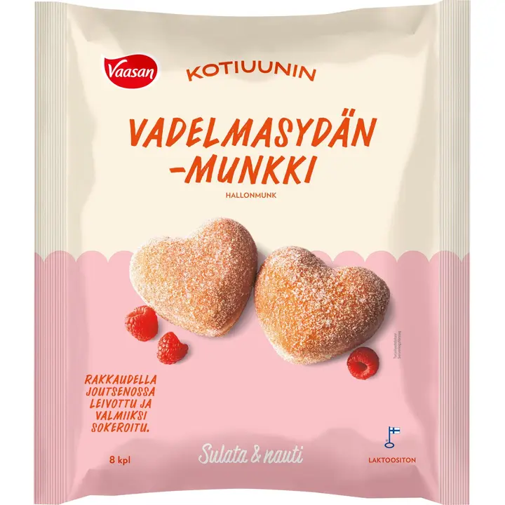 Vaasan Kotiuunin Vadelmasydän 8x45g
