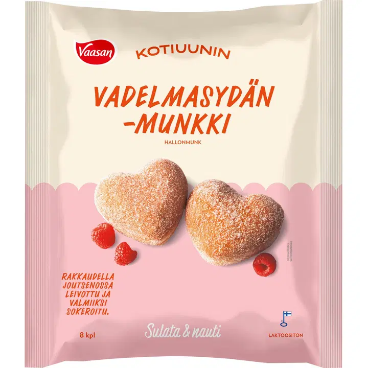 Vaasan Kotiuunin Vadelmasydän 8x45g