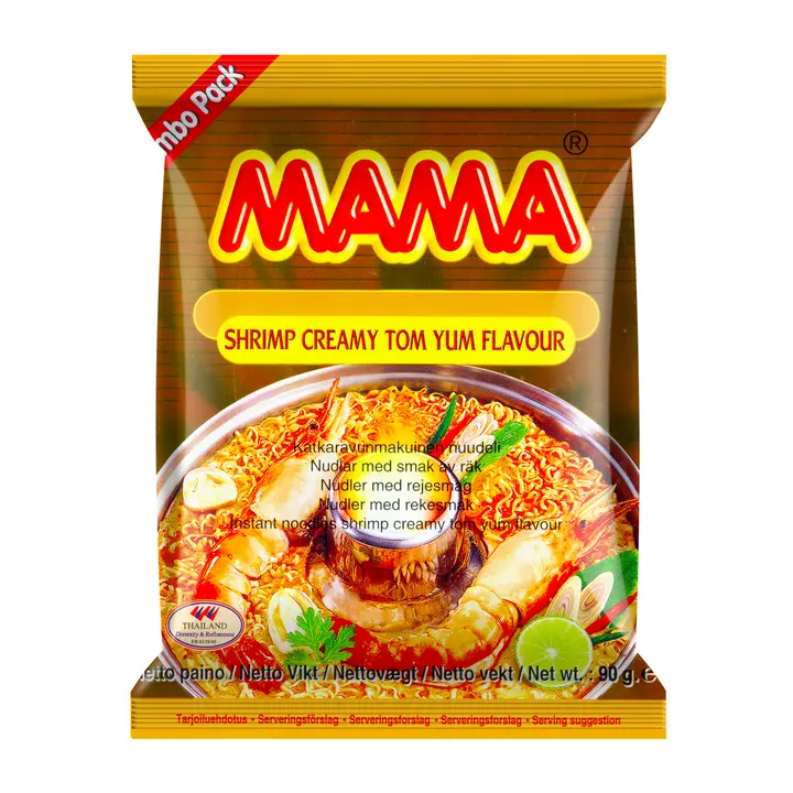 Mama Itämainen Katkaravunmakuinen nuudeli creamy tom yum 90g