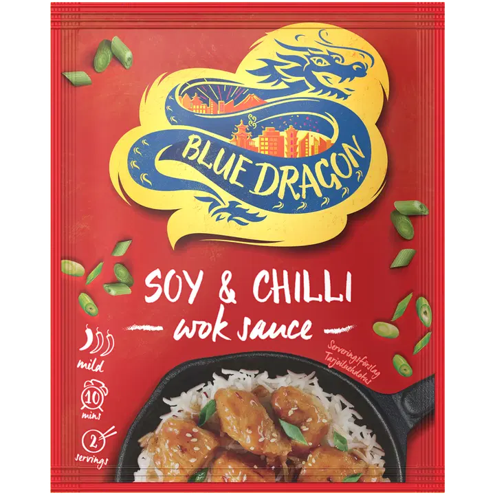 Blue Dragon Soija & Chili wok-kastike 120g