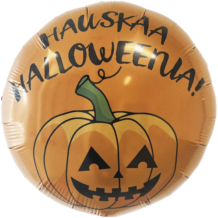 Hauskaa Halloweenia kurpitsa foliopallo