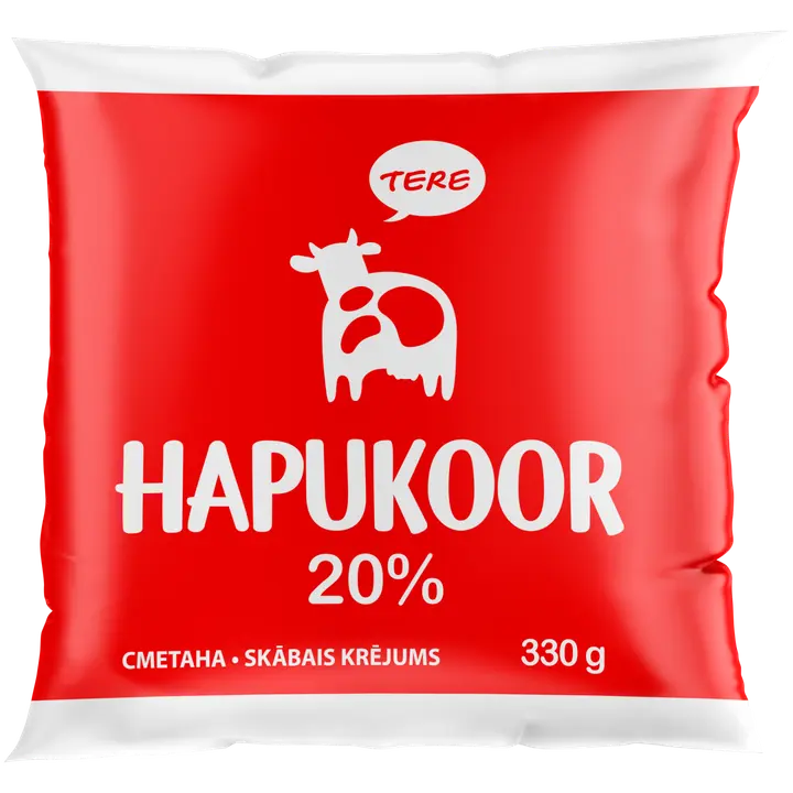 Hapukoor 20%, 330 g