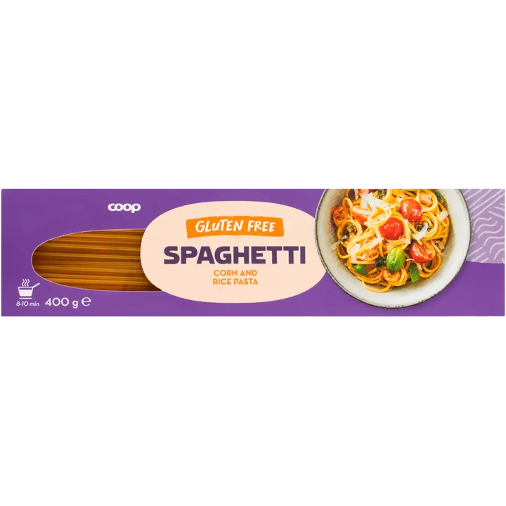 Coop spagetti maissista ja riisistä gluteeniton 400 g