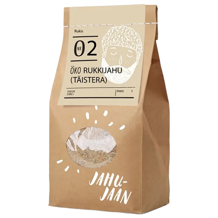 Jahu-jaan öko rukkijahu (täistera) 750 g