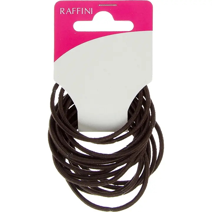 Raffini juuksekumm pruun 15 tk