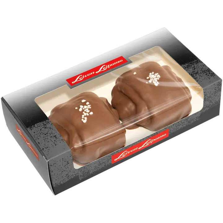 Leivon Leipomo Suklaakorvapuusti 2 kpl 160g kaneli-voitäyteellä