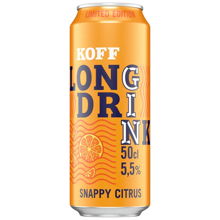 Koff Long Drink Snappy Citrus long drink 5,5 % tölkki 0,5 L