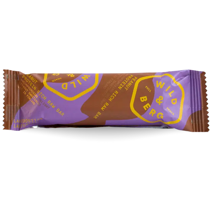Wild&Berg proteiinirikas täysvälipala maapähkinä 40 g
