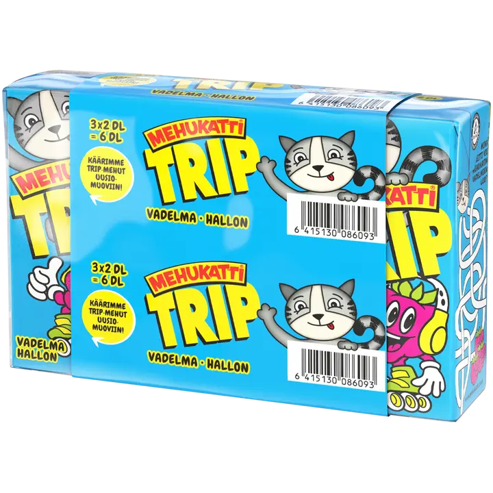 Mehukatti TRIP Vadelmajuoma 2dl 3-pack