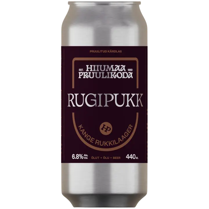 Hiiumaa Pruulikoda Rugipukk õlu 6,8%vol 440 ml