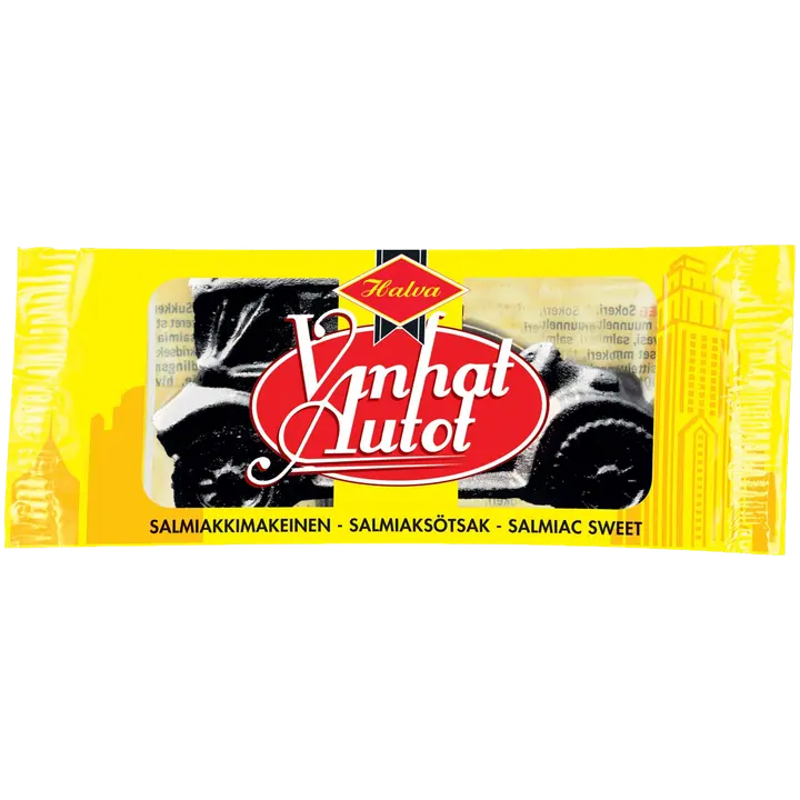 Halva Vanhat Autot salmiakki 15 g