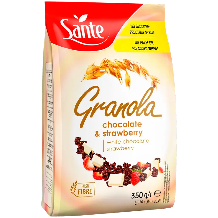 Sante granola röstitud müsli valge šokolaadi-maasika 350g