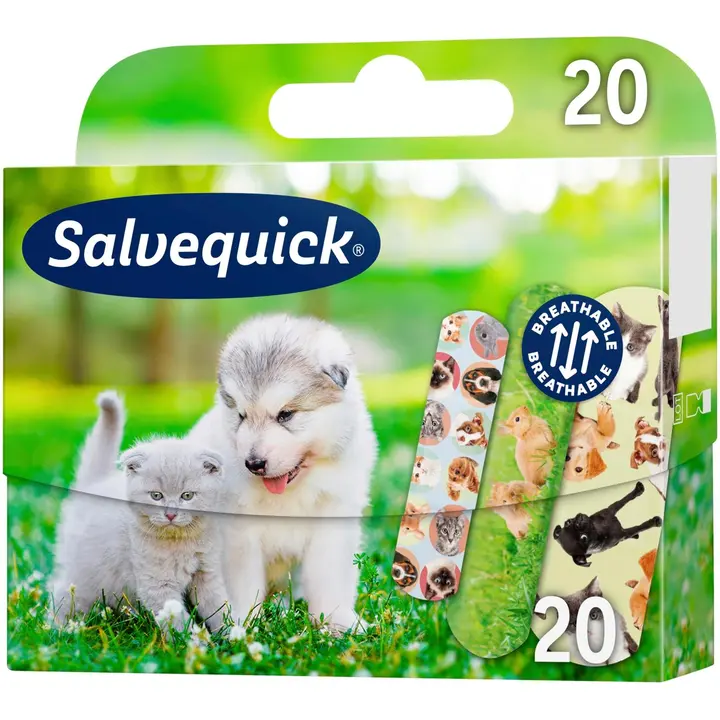 Salvequick Animals lastenlaastari 20kpl