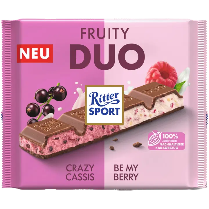 Ritter Sport Fruity Duo suklaalevy RFA 218g