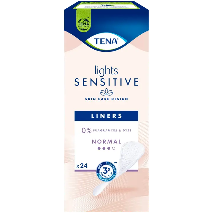 TENA lights SENSITIVE Liner pikkuhousunsuoja 24 kpl