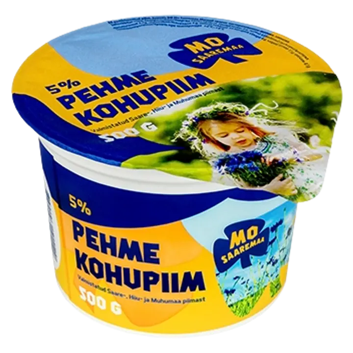 Mo Saaremaa Pehme kohupiim 5%, 500g