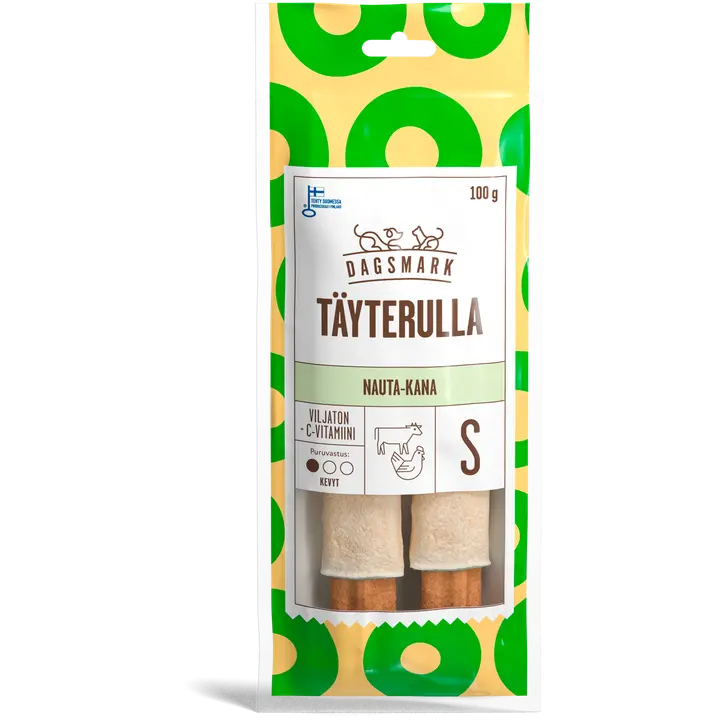 Dagsmark TÄYTERULLA nauta-kana S  100 g