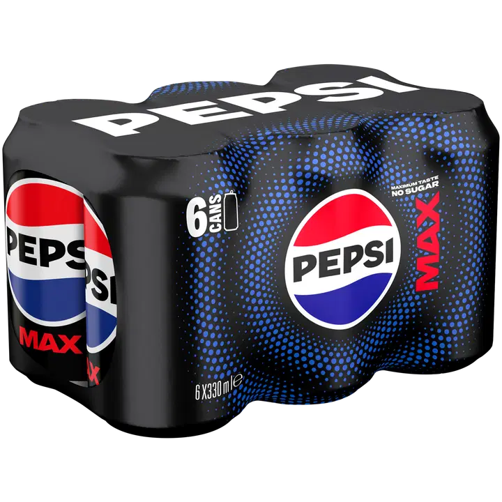 6 x Pepsi Max virvoitusjuoma 0,33 l