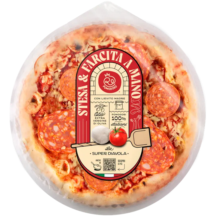 Re Pomodoro Pizza Super Diavola salamipizza 370g
