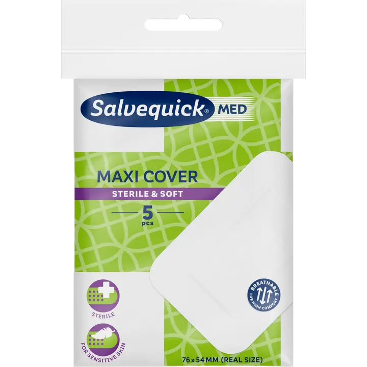 Plaaster Salvequick MED Maxi Cover 5tk