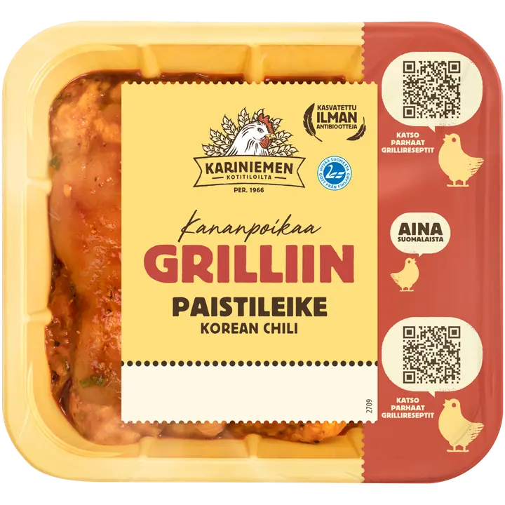 Kariniemen Kananpojan paistileike Korean chili 600 g