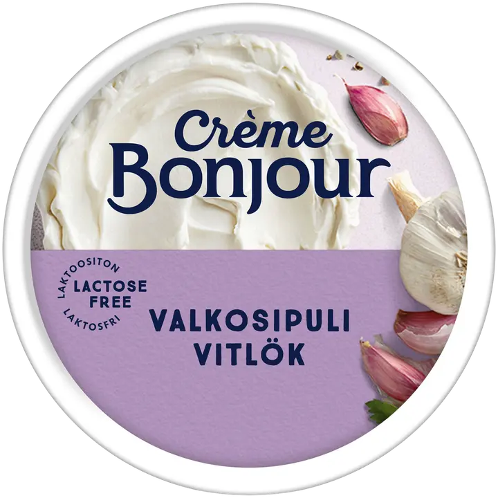 Crème Bonjour laktoosivaba toorjuust küüslauguga 200 g