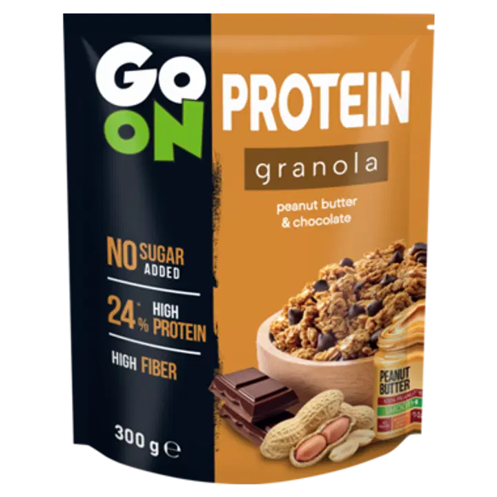 Sante go on protein granola müsli maapähklikreemi-shokolaadi 300g