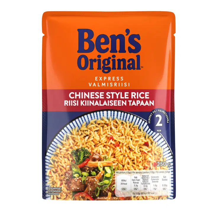 Ben's Original Valmisriisi Kiinalaiseen tapaan (250 g)