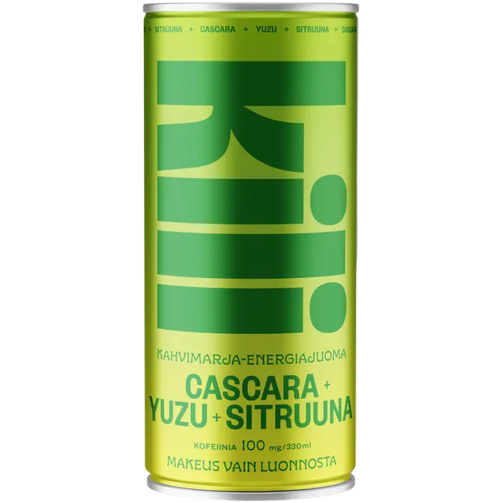 Kili Kahvimarja-energiajuoma Cascara + Yuzu + Sitruuna 0,33 l