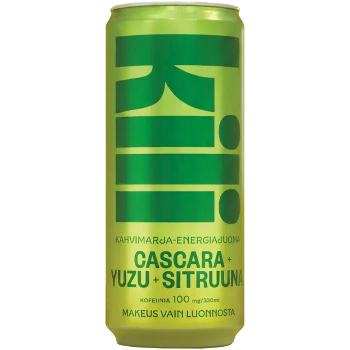 Kili energiajuoma Cascara-Yuzu-Sitruuna