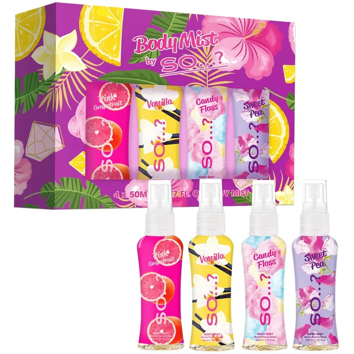 SO…? Body Mist Mini lahjapakkaus 4x50 ml