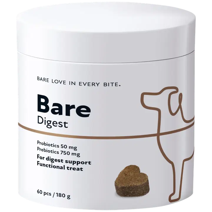 Bare Digest Funktionaalinen makupala 60 kpl 180 g