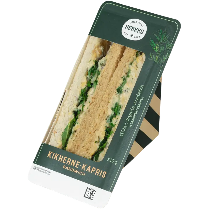 Herkku kikerherne ja kapparivõileib, 210 g