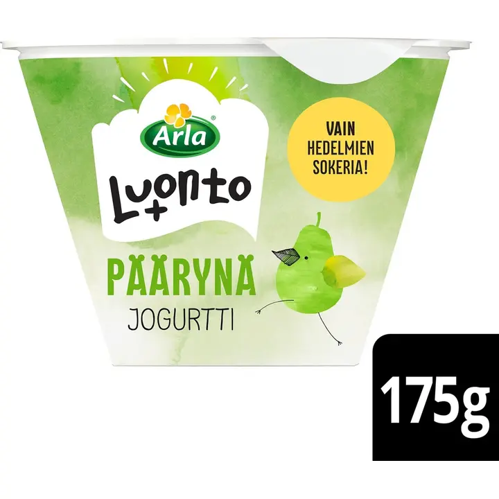 Arla Luonto+ AB laktoositon 175 g päärynäjogurtti