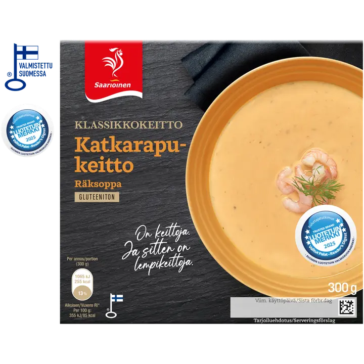 Saarioinen Katkarapukeitto 300g