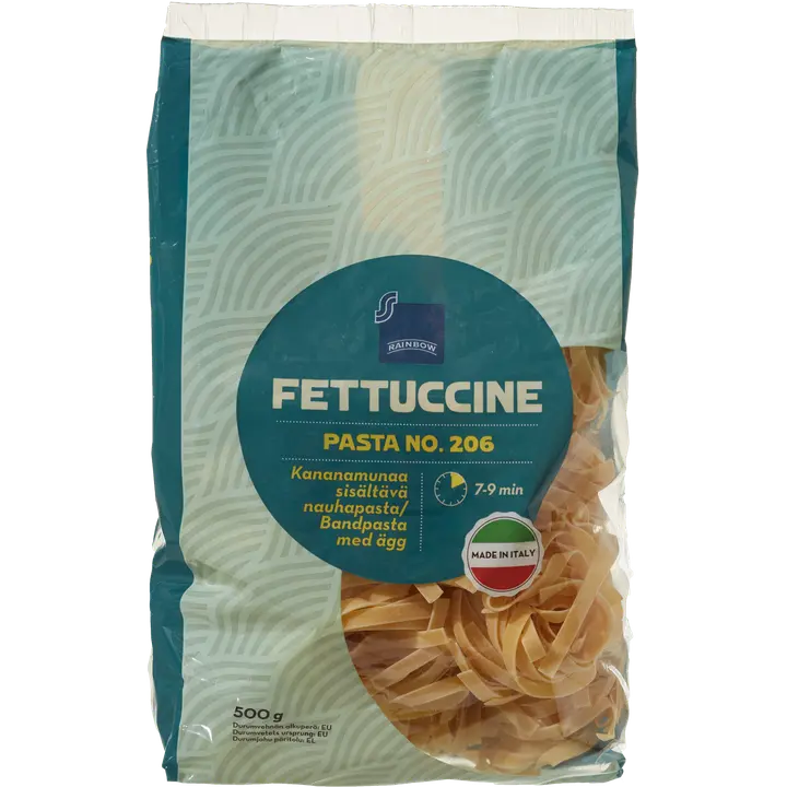 Rainbow 500g Fettuccine munapasta