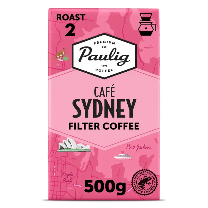 Paulig filtri- ja presskannukohv Sidney 500 g