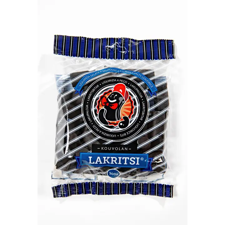 Kouvolan Lakritsi Salmiakkilakritsi 300g
