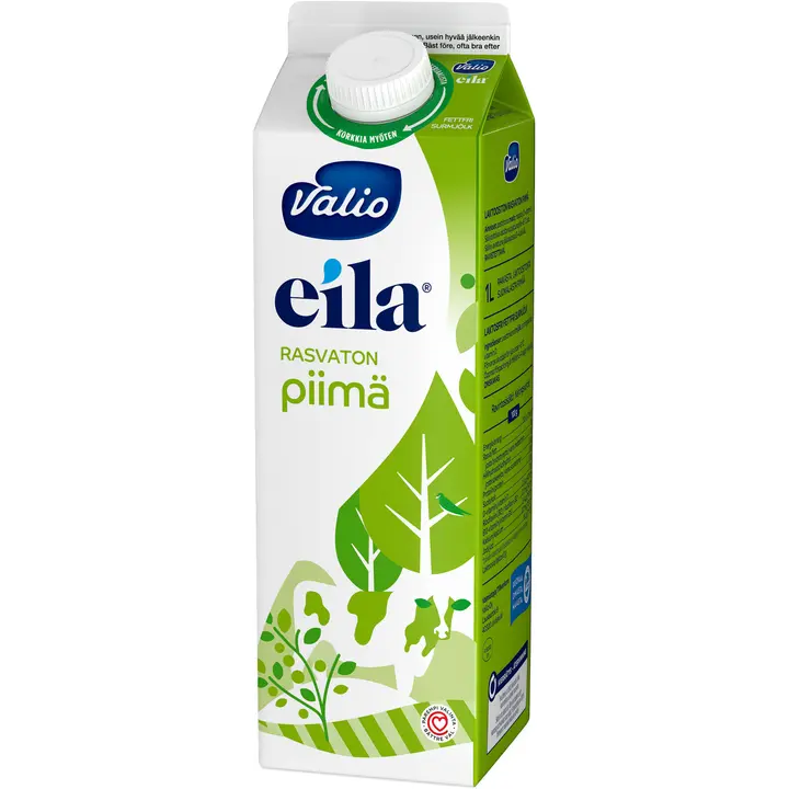 Valio Eila® rasvaton piimä 1 l laktoositon