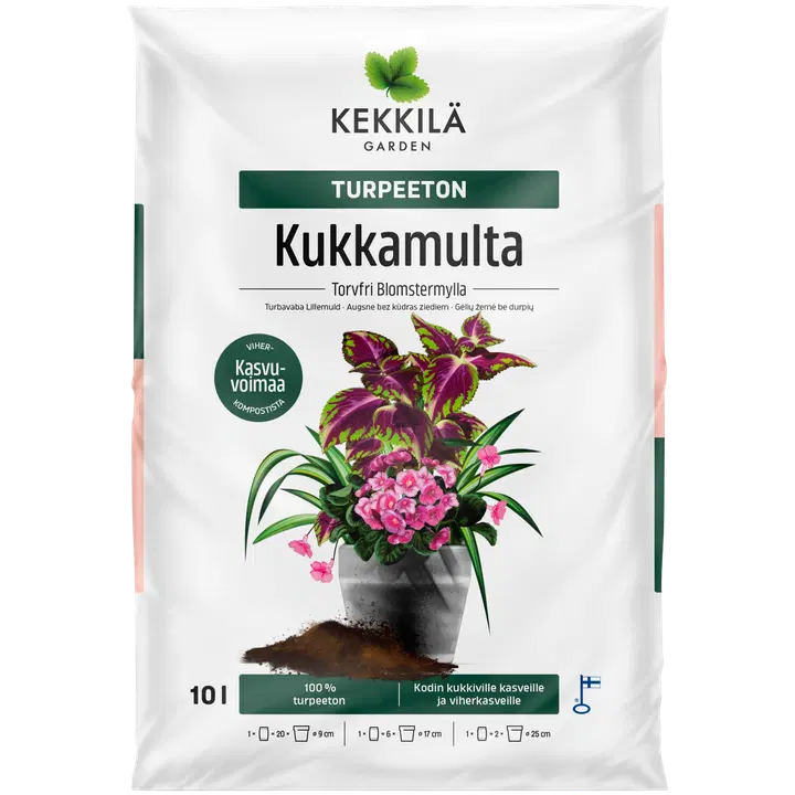 Kekkilä Turpeeton Kukkamulta 10 L