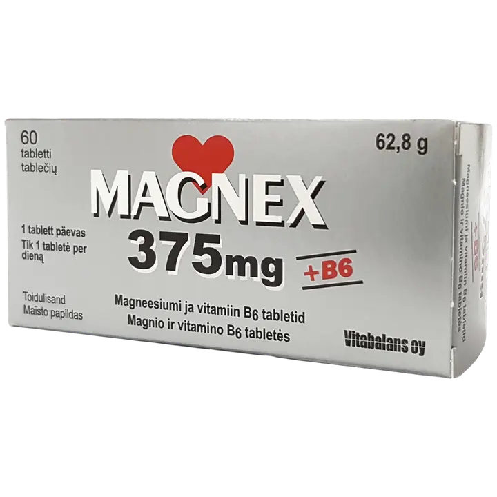 Vitabalans magneesiumi ja B6 vitamiin 60 tbl.
