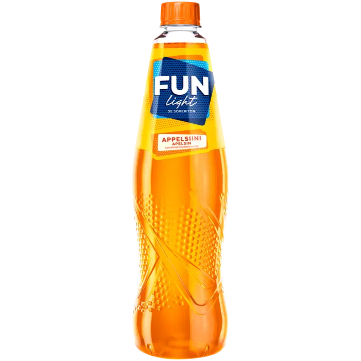 FUN Light apelsin smakande dryckeskoncentrat 1,0l