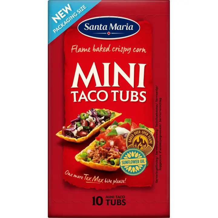 Santa Maria  mini tubs takokorvikesed 86 g, 10 tk