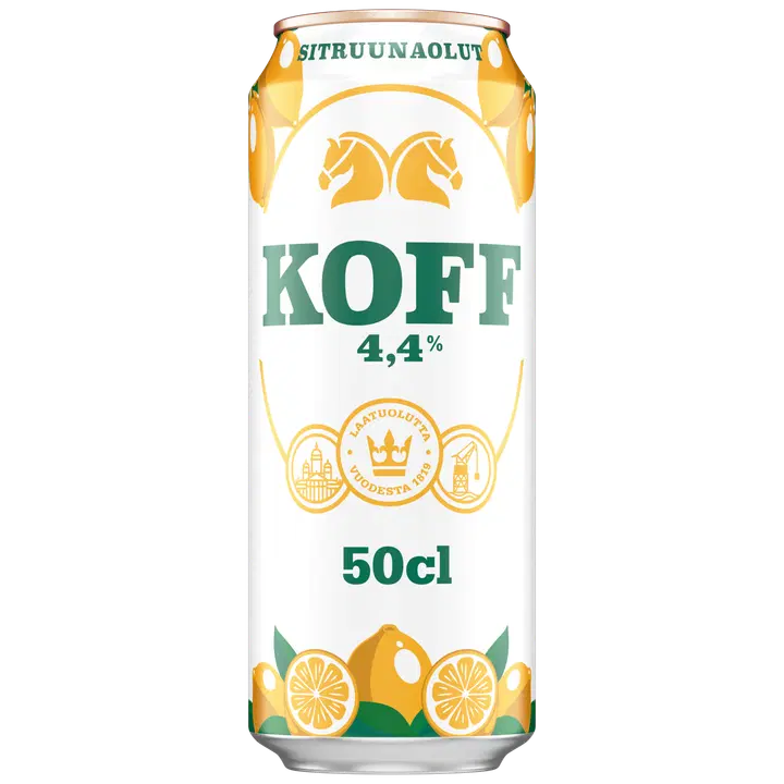 KOFF Sitruunaolut olut 4,4 % tölkki 0,5 L